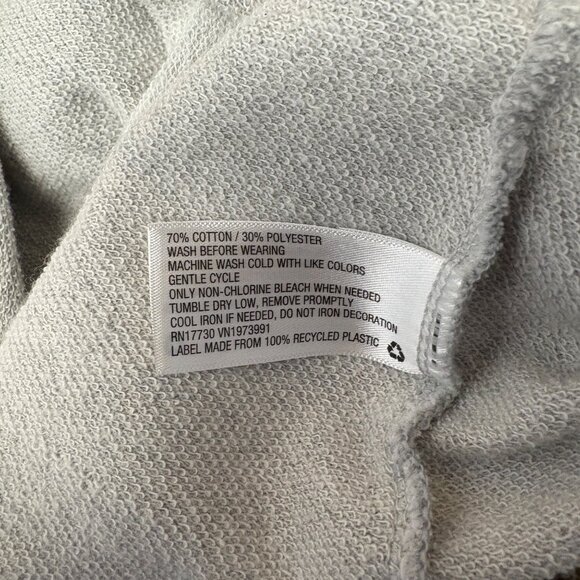 Colsie Womens Hoodie Size Large ALL AMERICAN GIRL Short Sleeve Sweatshirt Comfy - Picture 5 of 6